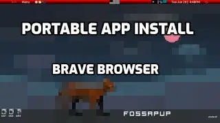 portable application install: brave browser