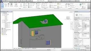 Revit Tutorial - Dormer Cut | How to create Dormer Opening in Revit | Dormer in Revit