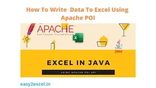 How To Write Data To Excel Using Apache POI