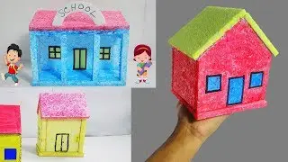 3 Small Thermocol House Idea For School Project (DIY)