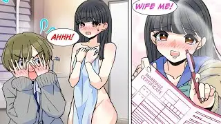 [Manga Dub] I tried to take a shower, but my sister's friend was in there and I saw her... Then...