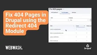 Fix 404 Pages in Drupal using the Redirect 404 Module