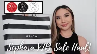 SEPHORA VIB SALE 2021 | HUGE HAUL AND RECOMMENDATIONS! (SALE DISCOUNT CODE)