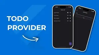 Flutter Simple Todo App using (Provider) State Management