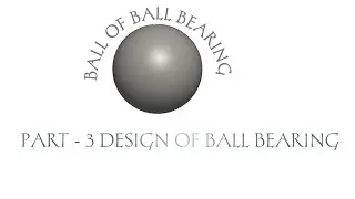 BALL OF BALL BEARING ON SOLIDWORKS 2018