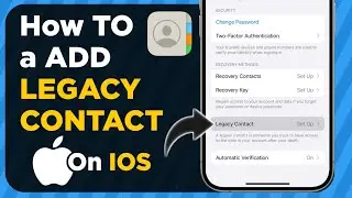 How to Add a Legacy Contact to your iPhone