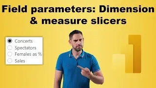 Dimension & measure slicers in Power BI with field parameters