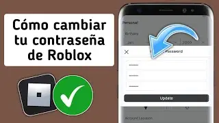 Cómo cambiar la contraseña en Roblox | Cambiar la contraseña de Roblox 2024