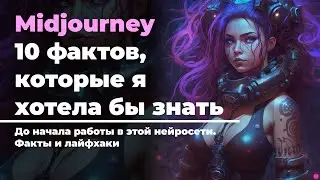 10 ФАКТОВ О Midjourney, которые я хотела бы знать ДО НАЧАЛА работы. Хитрости Midjourney