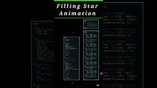 Filling Star Animation #html #css #shorts #viral