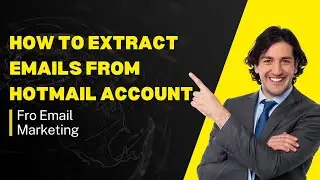 How to extract email from hotmail? Hotmail Email Address Extractor Software.