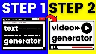 I Made AI Text Video Generator Using ChatGPT & Python 2 EASY STEPS!