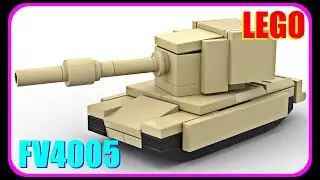 Мини ПТ-САУ FV4005 Stage II из Лего // Mini tank destroyer FV4005 Stage II made of Lego