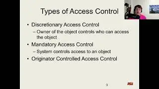 Access Control - Types of Access Control