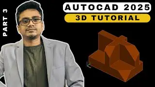 AutoCAD 3D Tutorial for Beginners || AutoCAD 3D modeling mechanical