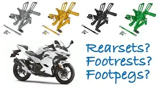 Aftermarket Rearsets / Footrests: Ninja 400 Project Ep 5