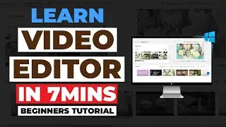 Windows 10 Video Editor Tutorial In 7mins | STEP BY STEP For Beginners (QUICK GUIDE)