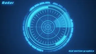 [Motion Graphics] - Radar Display Screen