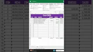 Crear plantilla control caja en Excel#excel #excelavanzado #plantillas #caja #tutoriales #macros