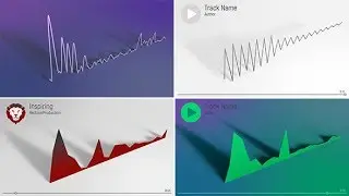 Clean Music Visualizer v2.0 After Effects Music Visualization Template