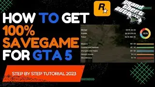 How To install 100 Save Game gta 5