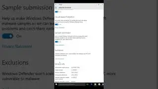 How to add an exclusion in windows 10