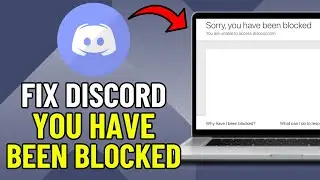 How To Get on Discord When Its Blocked 2024 (EASY FIX)