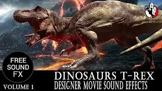 Dinosaur Sound Effects Pack Volume 1 T-Rex 🎵