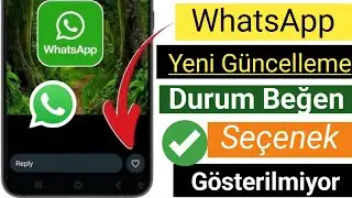 WhatsApp Durum Beğeni Seçeneği Yeni Güncelleme | WhatsApp Durum Beğeni Düğmesi Seçeneğinin Görünmeme