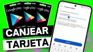 como CANJEAR una TARJETA de GOOGLE PLAY 2024 🍏📱