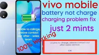 Unable to charge please contact our after sales service | charging error vivo y91, y93, y95, y51,y81