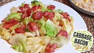 Crunchy Cabbage and Bacon Stir-fry - Chinese Style