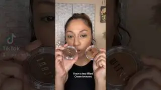 MILANI Cheek Kiss Cream Bronzer 2 shades Demo!