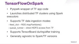 TensorFlowOnSpark  Scalable TensorFlow Learning on Spark Clusters