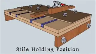 Woodworking Joinery - Festool Domino 500 Bench-Top Jig Sketchup Model