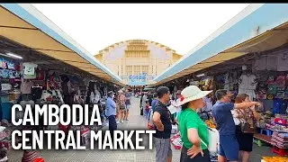 Cambodia Central Market Phnom Penh - Market and Art Deco Landmark | Inside Tour