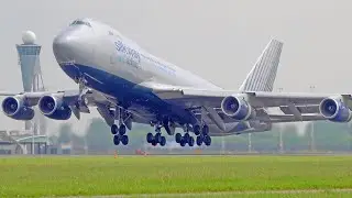 +45 Minutes PURE POLDERBAAN TAKE OFFS | A380, B747, A350 | Amsterdam Schiphol Spotting