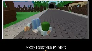 How to get the Food Poisoned Ending in NPCs are becoming smart!