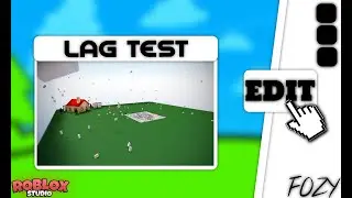 ROBLOX STUDIO | LAG TEST GAME | UNCOPYLOCKED