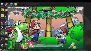 FNF SMW (Super Mario World) Power Star Melody Demo: Egg Parade