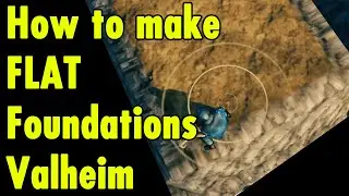 How to make FLAT ground in Valheim