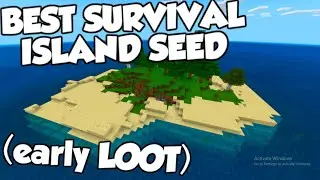 The Best "Survival Island" Seed on Minecraft: Bedrock Edition! (IN MY OPINION)