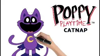 HOW TO DRAW CatNap | Poppy Playtime Chapter 3 | Tutorial for beginners ✏️