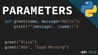 Parameters, Keyword Arguments, Optional Arguments, Return Statements in Python (Functions 2)