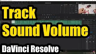 How to Increase/Decrease Sound Volume of clips on a Track (Davinci Resolve, Fairlight, Mixer, A1 dB)