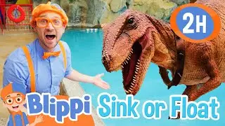 Blippis Sink or Float with Stanley the Dinosaur | Educational Videos for Kids