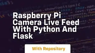 Raspberry pi camera live feed with python and flask