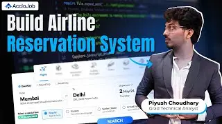 Airline Reservation System in Java | Backend Project | Java Project| Unique Coding Project| AccioJob