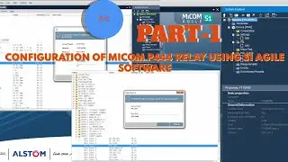 Part-1: MICOM P444 Relay Configuration || Configuration of BI/BO || Relay Settings of P444 Relay ||