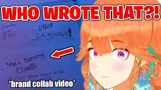 Kiara Reacts to her New Collab Video but Notices Something on the Wall…【Hololive EN】